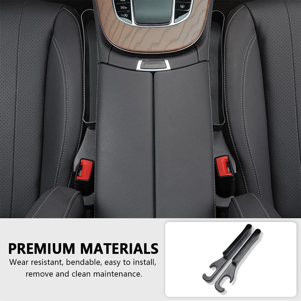 2PCS Universal Car Seat Gap Filler Organizer - Storage Box for Phone, Wallet & Cards - Anti-Drop Car Accessories for Sedan, SUV & Truck - Keep Your Car Interior Clean & Organized