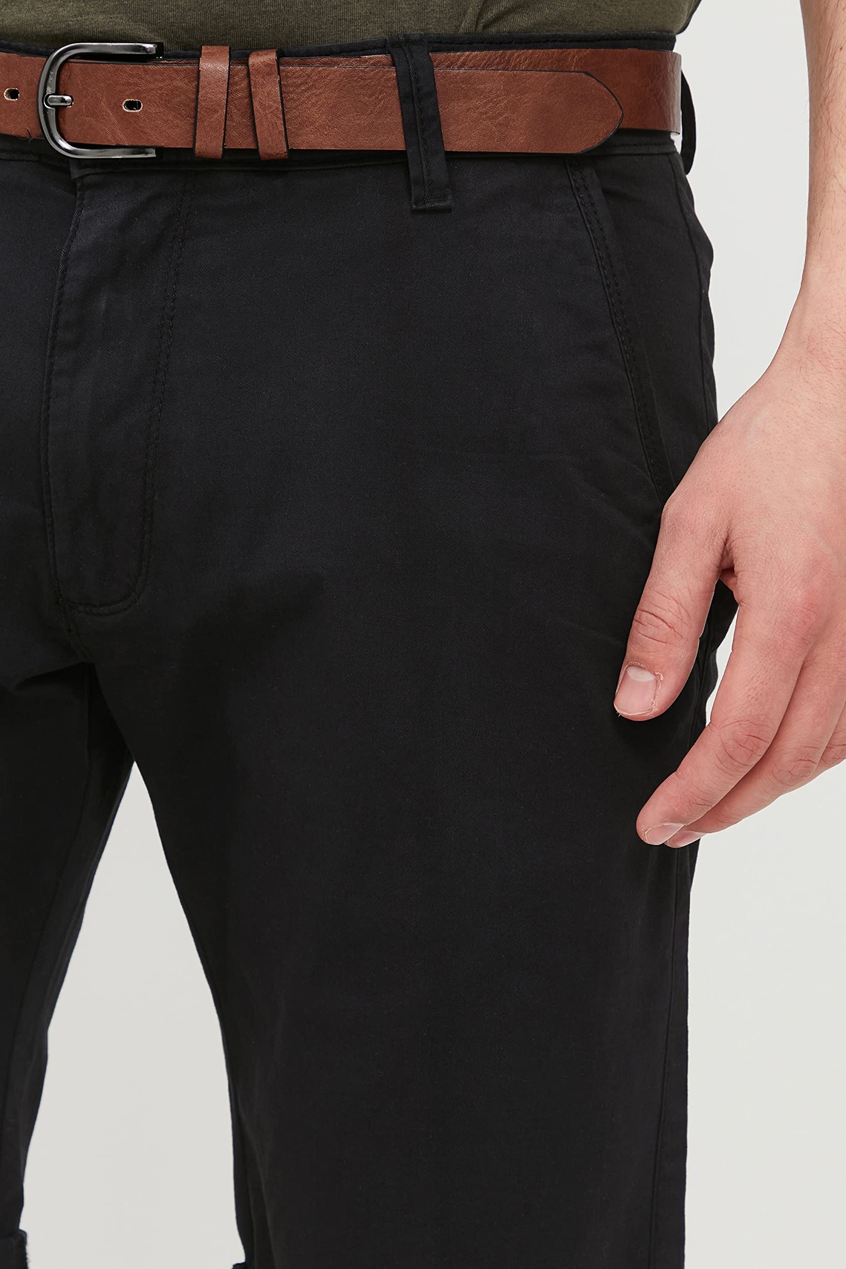 Men's Chino Shorts with Belt - Comfortable Bermuda Casual Shorts for Summer | Perfect for Outdoor Activities, Travel & Beach Vacations