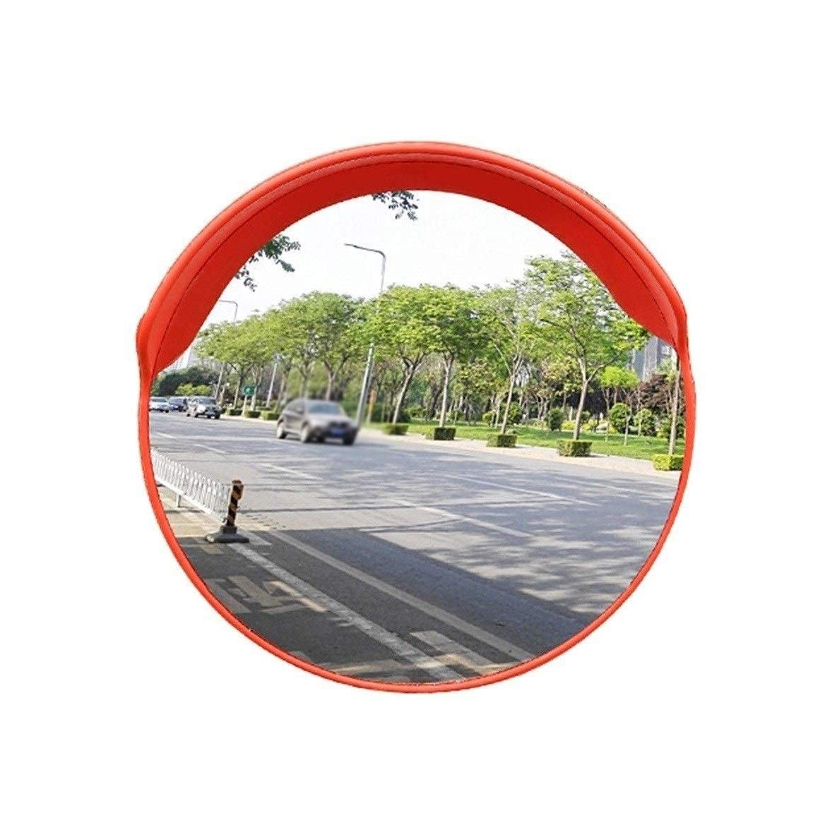 45CM Portable Weatherproof Convex Traffic Mirror - Road Safety Mirror for Driveways, Parking Lots & Blind Spots (45-100CM Size Options Available)
