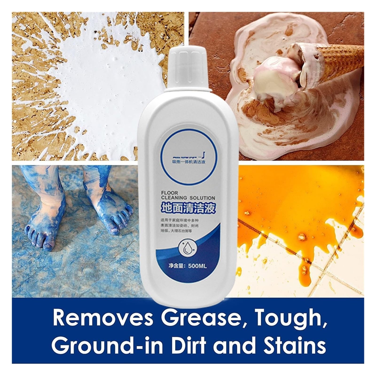 Roomba 600 Series Compatible Cleaning Solution (500ml) - Robot Vacuum Detergent for Roomba 601, 602, 614, 615, 620, 622, 630, 650, 655, 675, 680 - Ideal for Hard Floors, Carpets & Pet Hair Removal