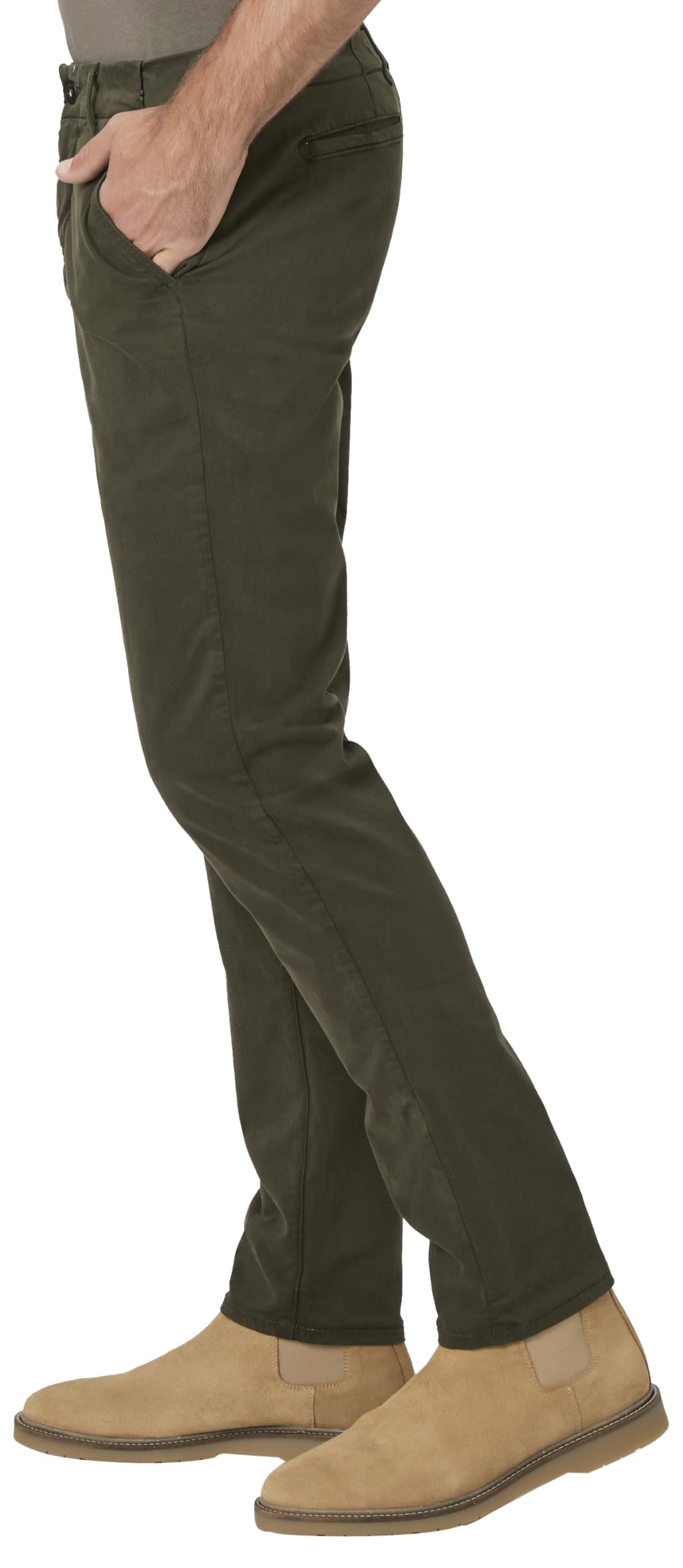 PAIGE Men's Danford Slim Fit Chino Pants - Classic Casual & Office Wear for Men | Comfortable Stretch Fabric for All-Day Wear | Perfect for Business, Travel & Everyday Outfits