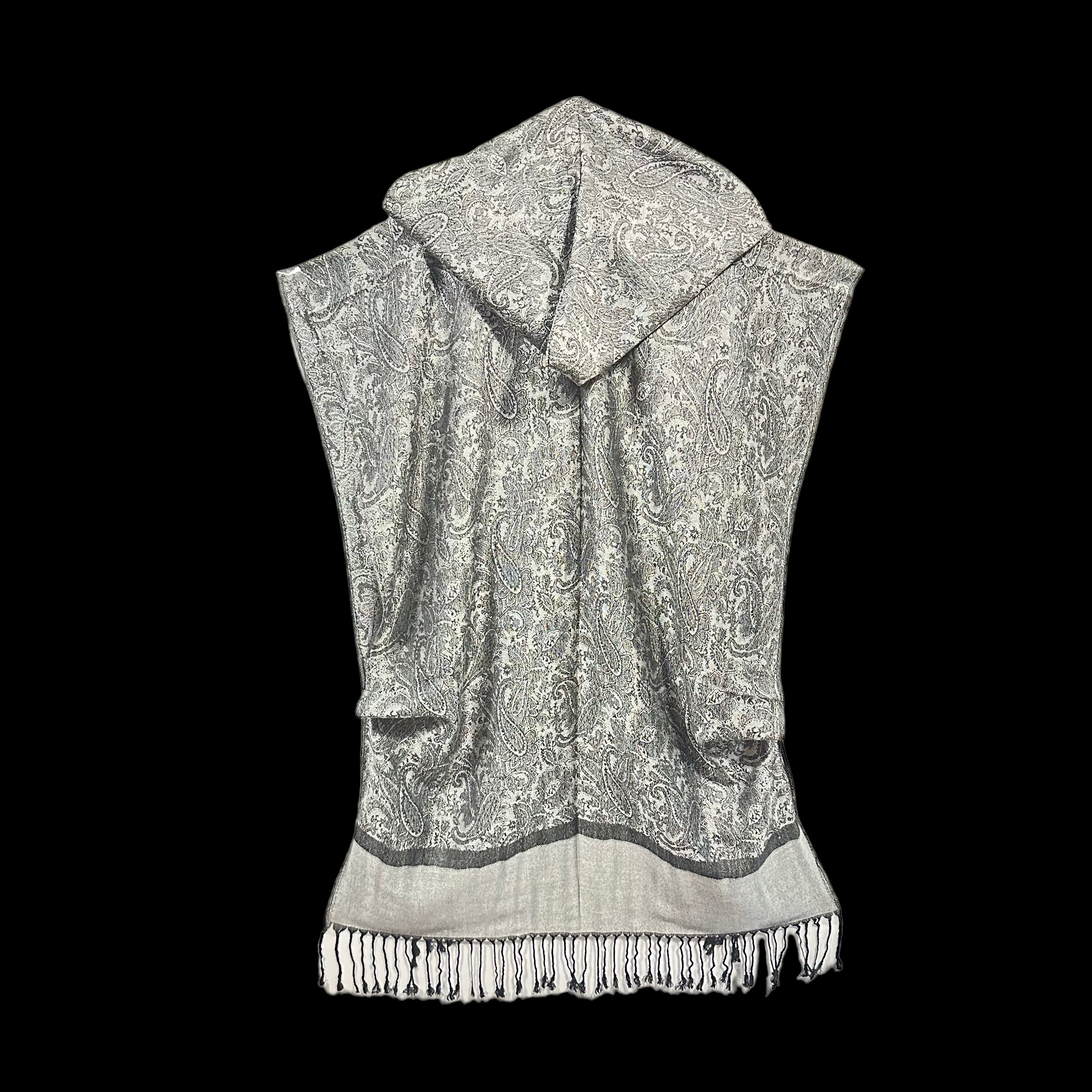PASH KIMONO Robe - Black & White Japanese Style Kimono for Women | Perfect for Spa, Yoga, Lounging & Special Occasions