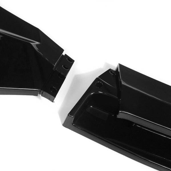Glossy Black Front Bumper Lip Splitter Kit for 2017-2020 Audi A3 S3 RS3 - 4 Piece Set - Enhance Style & Aerodynamics for Street or Track Racing