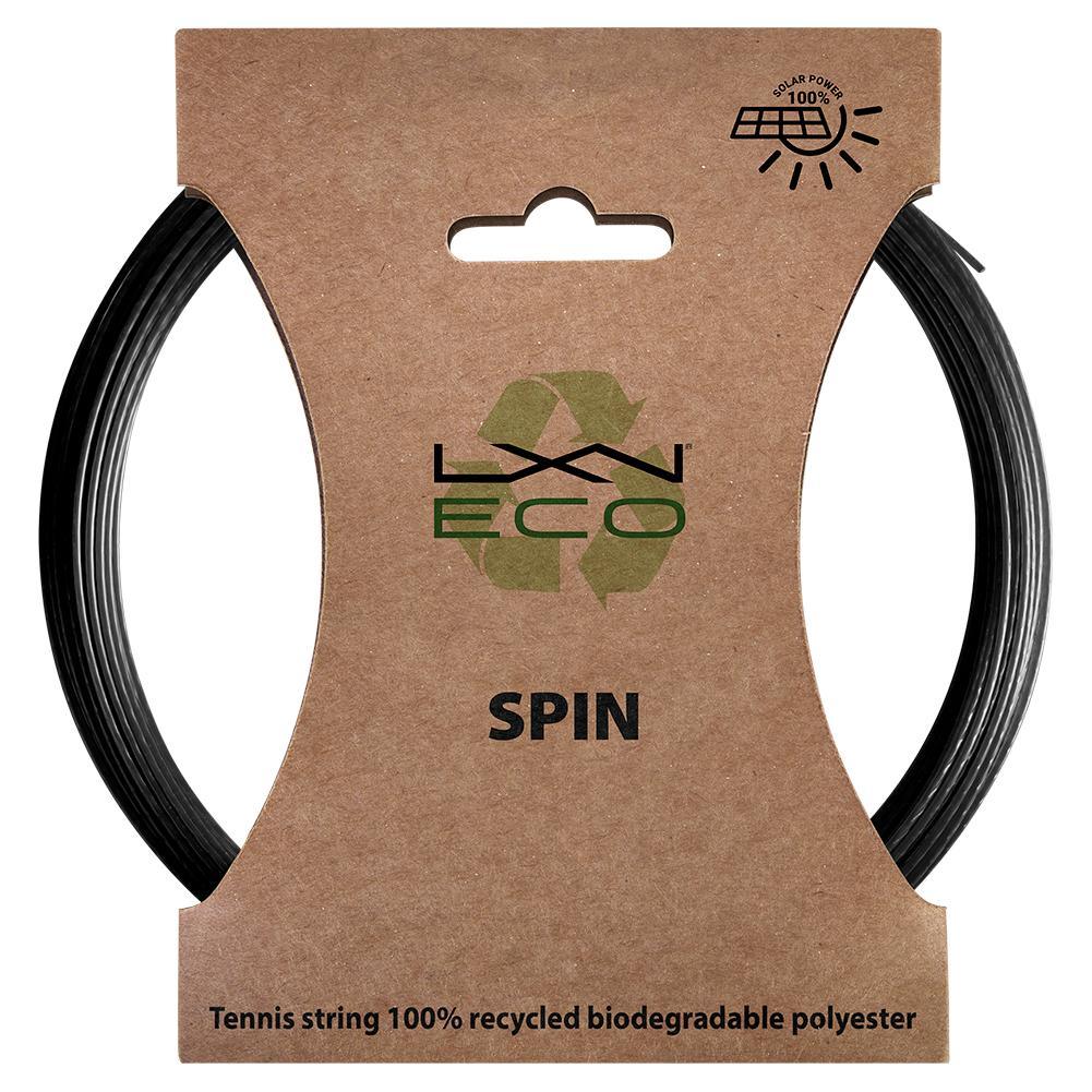 ECO Spin 125 Tennis String Black | High-Performance Polyester Tennis String for Spin & Control | Perfect for Competitive Players & Tournament Play
