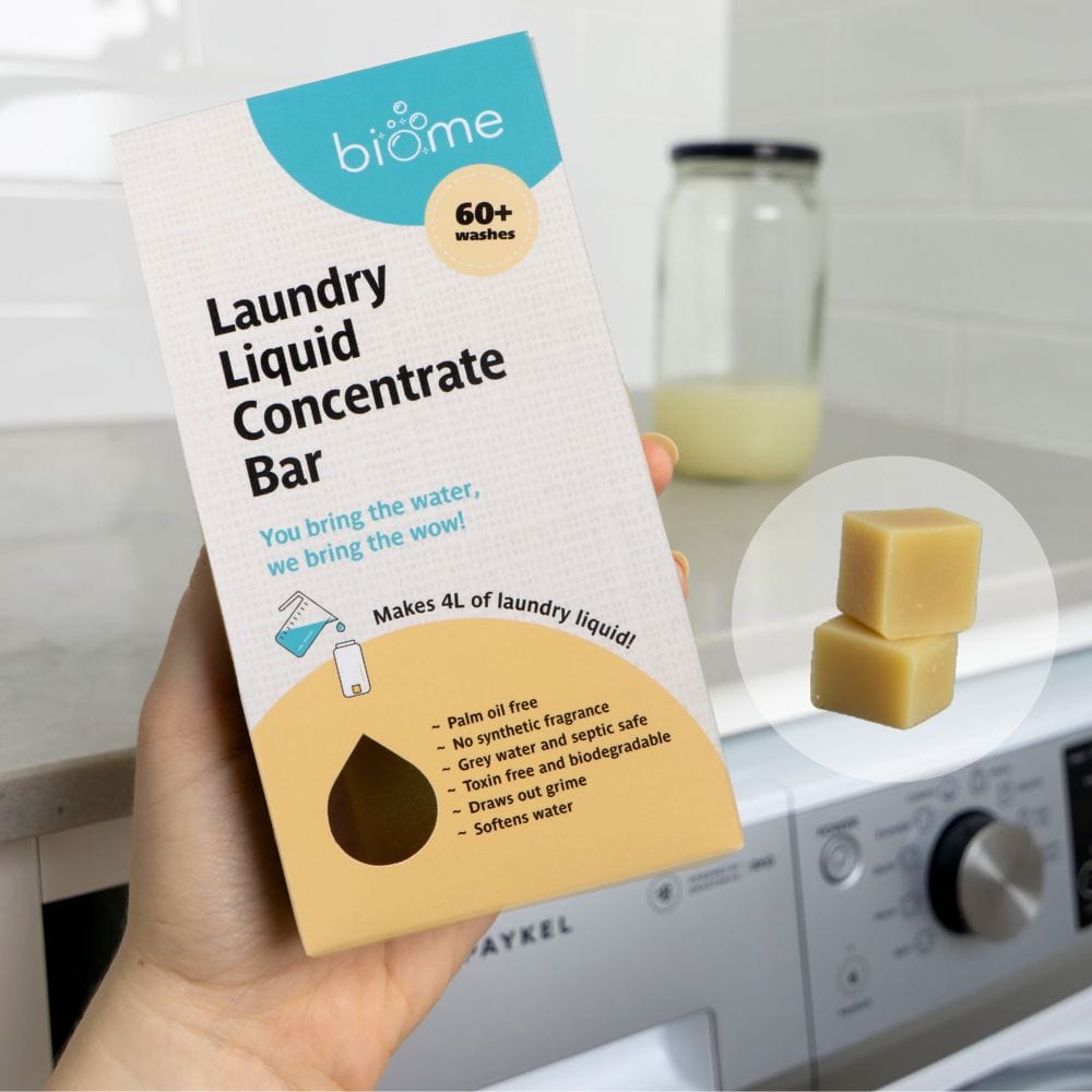 Biome's Plastic-Free Cleaning Bundle - Eco-Friendly Dish Soap, Laundry Detergent & All-Purpose Cleaner for Sustainable Home Cleaning
