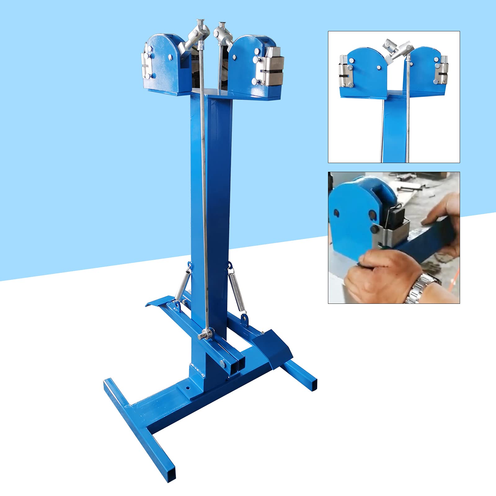 SS-18FD 2-in-1 Metal Shrinker & Stretcher Tool - 1.2mm Thickness Manual Foot Pedal Operated Metal Forming Tool for Auto Body Repair & Sheet Metal Work - Perfect for Dent Removal, Panel Shaping & Metal Fabrication