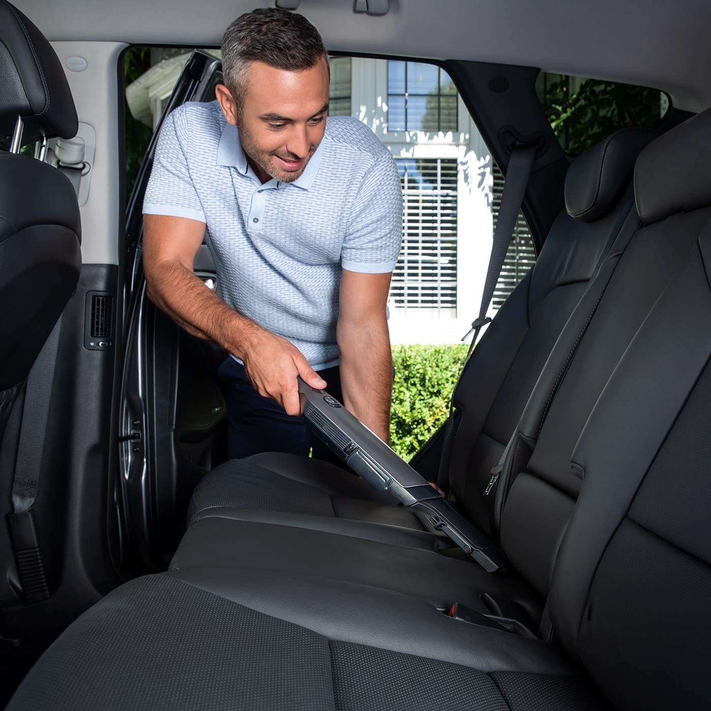 Shark WandVac 1.0 Cordless Handheld Vacuum Cleaner - Lightweight & Powerful Suction with Duster, Crevice & Multi-Surface Tools - Includes Charging Base - Grey (WV200UK) - Perfect for Home, Car & Pet Hair Cleaning