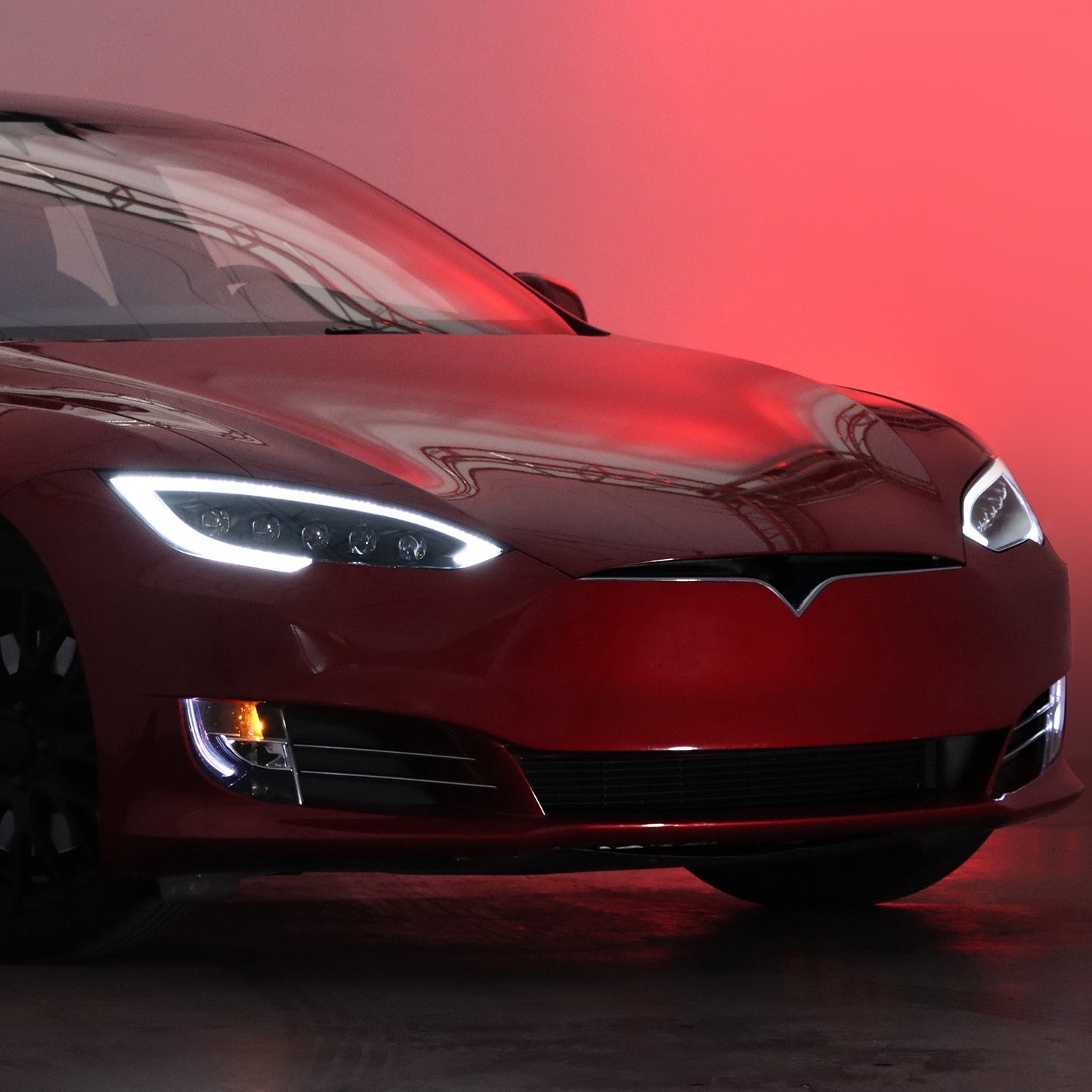 Tesla Model S NOVA Series LED Projector Headlights - Black (12-21) | High-Performance Lighting Upgrade for Night Driving & Enhanced Visibility