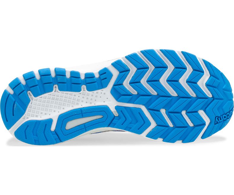 Saucony Blue Guide ISO 2 Youth Running Shoes - Lightweight Cushioned Sneakers for Kids' Training & Daily Wear