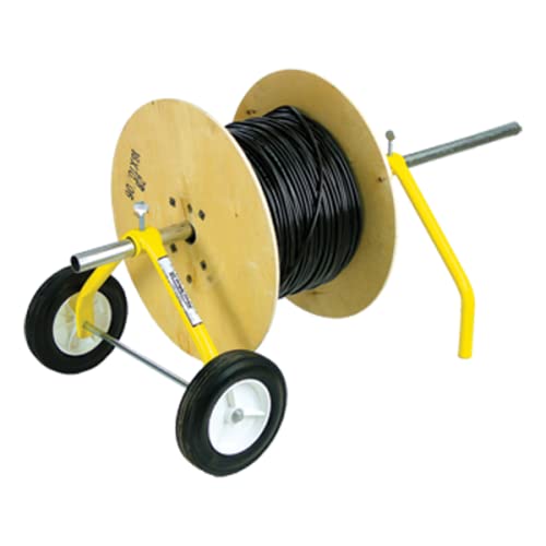 Rack-A-Tiers E-Z Roll Wire Dispenser Rack (55455) - Heavy Duty Metal Wire Spool Holder for Electricians & DIY Projects - Perfect for Workshop, Garage & Job Site Organization