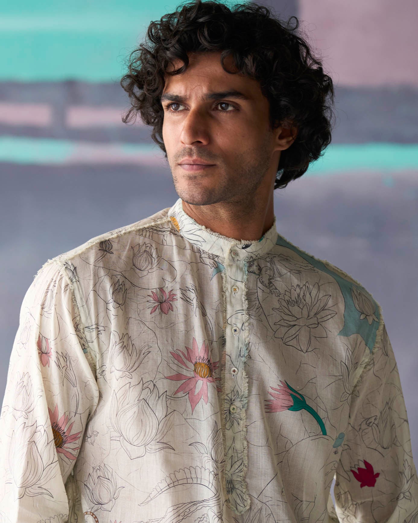 Chhote Miyan Men's Kurta - Premium Voile Linen White Cotton Indian Ethnic Wear for Festivals & Weddings