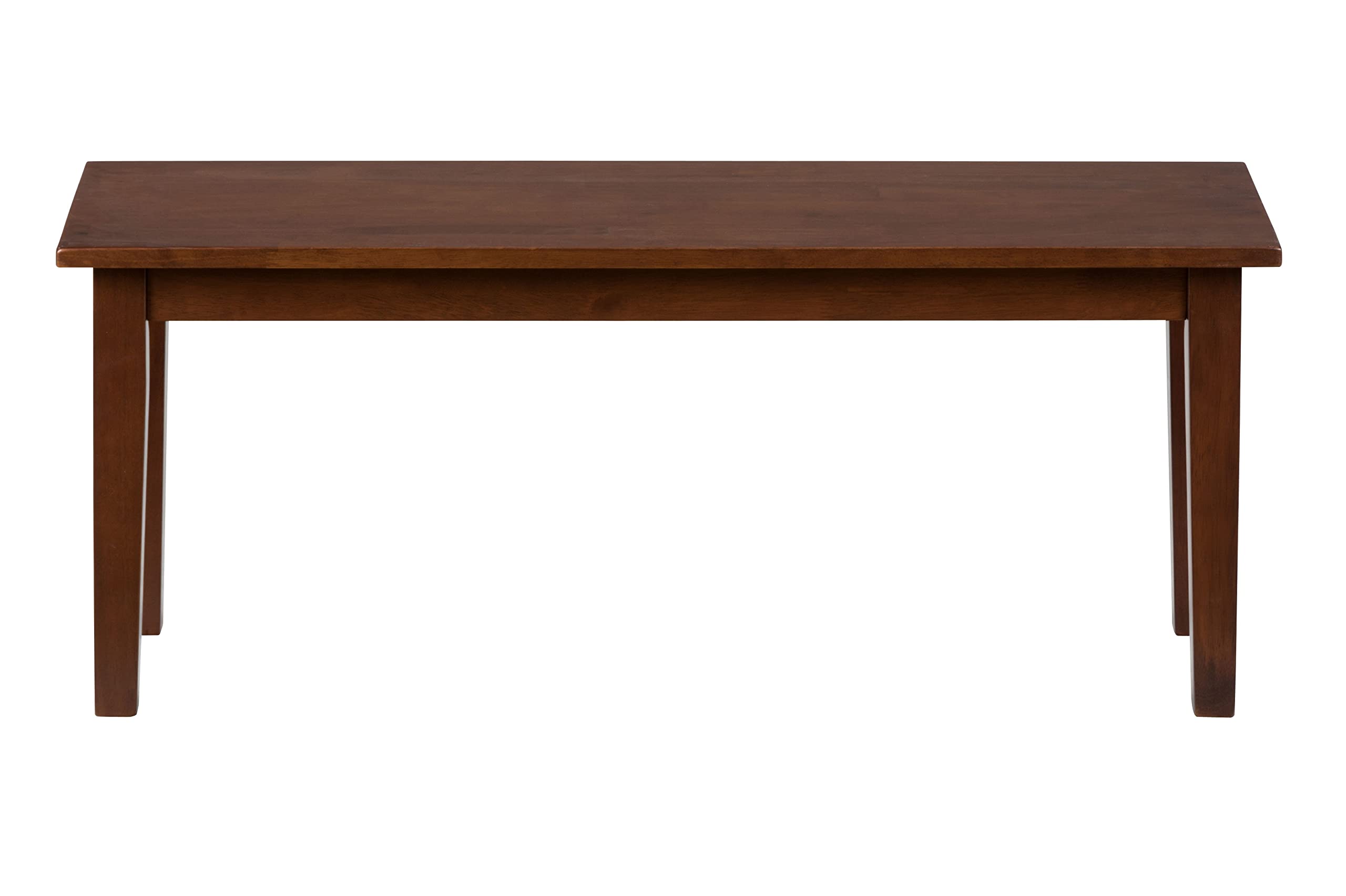 Jofran Inc. Simplicity 48-Inch Solid Wood Dining Bench - Rustic Farmhouse Style for Kitchen, Dining Room, and Entryway Seating