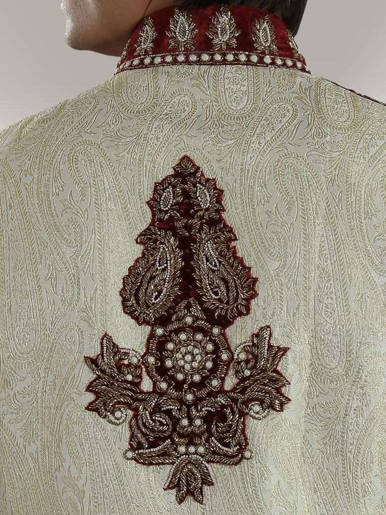 Elegant Amer Groom Designer Sherwani for Men | Premium Wedding Sherwani Outfit | Perfect for Indian Weddings, Engagement & Festive Occasions