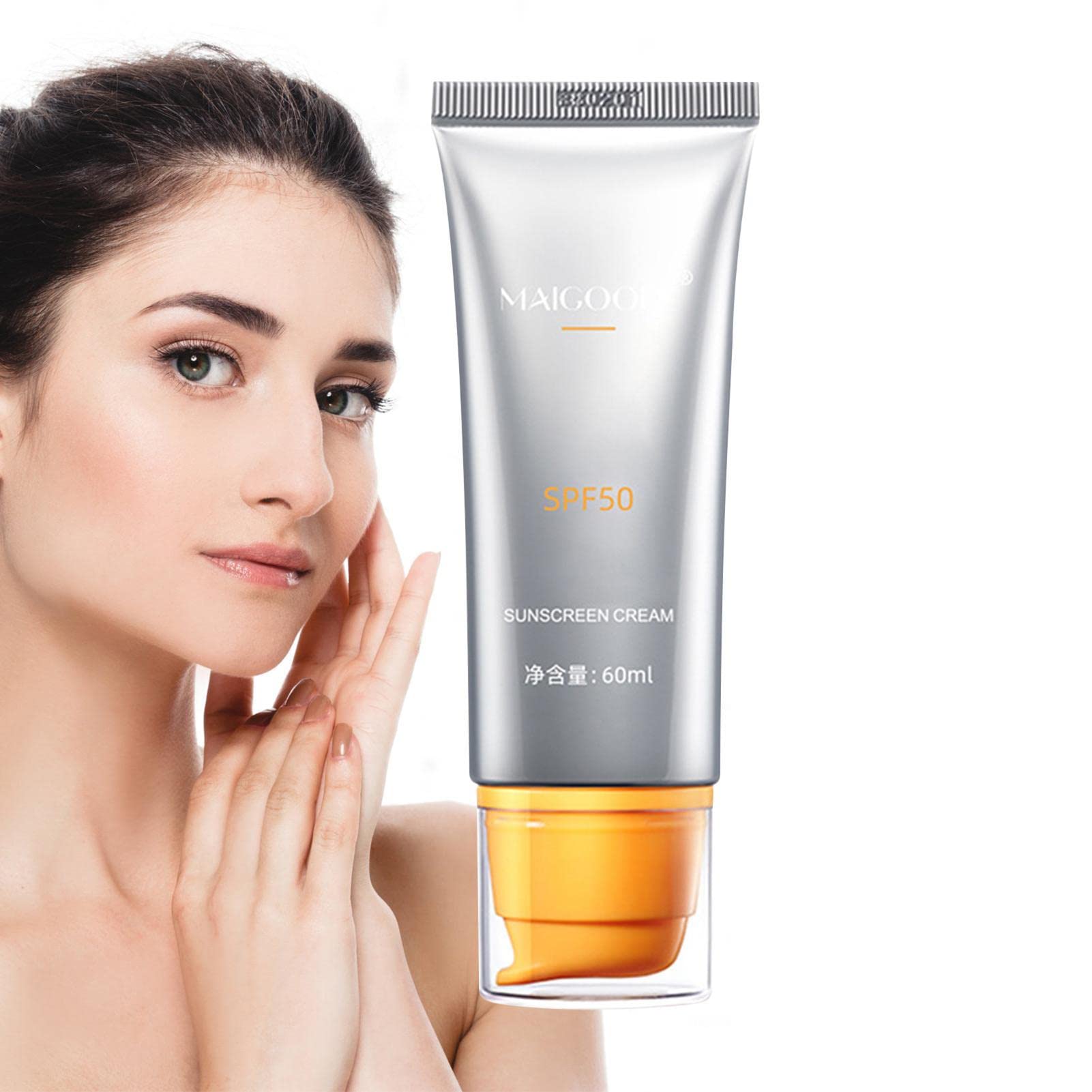SPF 50 Sunscreen Face Lotion - Broad Spectrum UVA/UVB Protection, Water Resistant Mineral Sunscreen for Sports & Outdoor Activities (60ml) | Perfect for Hiking, Swimming, and Daily Sun Protection