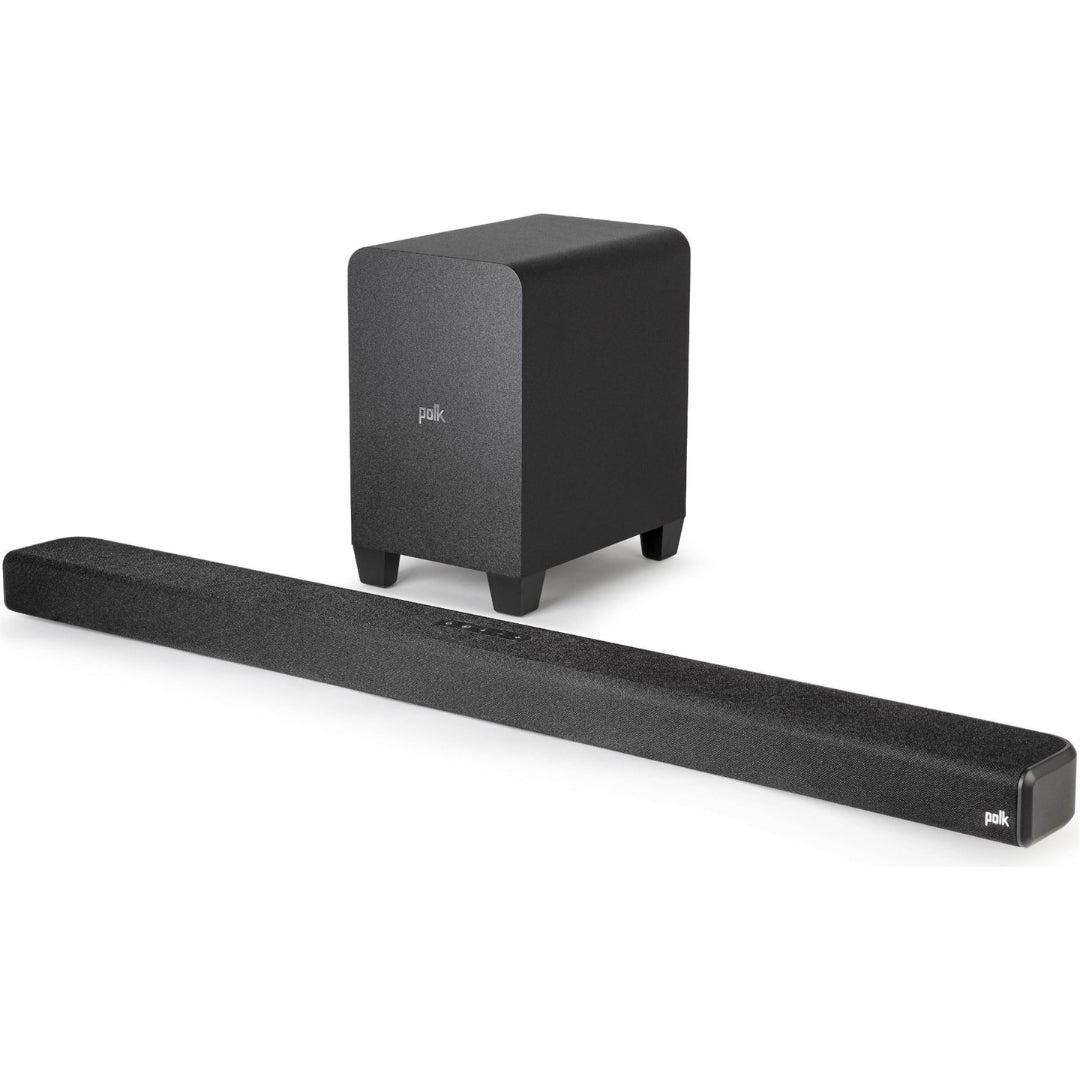 Polk Signa S4 Dolby Atmos Sound Bar with Wireless Subwoofer - Premium Home Theater Audio for Movies, Music & Gaming | Compact Soundbar for TV & Living Room Entertainment