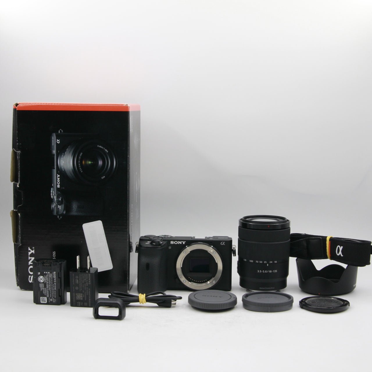 Open Box Sony Alpha a6600 Mirrorless Digital Camera with 18-135mm Lens - Perfect for Travel Photography, Vlogging & Professional Shooting