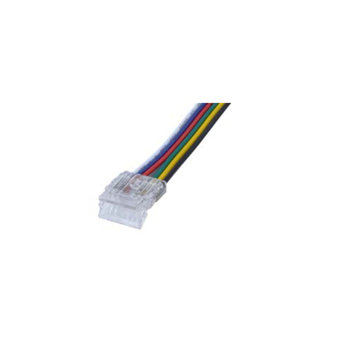 72in. Tape to Power Connector for LTR S COB RGBTW LED Strip Lights - Easy Installation for Home, Office & Commercial Lighting Projects