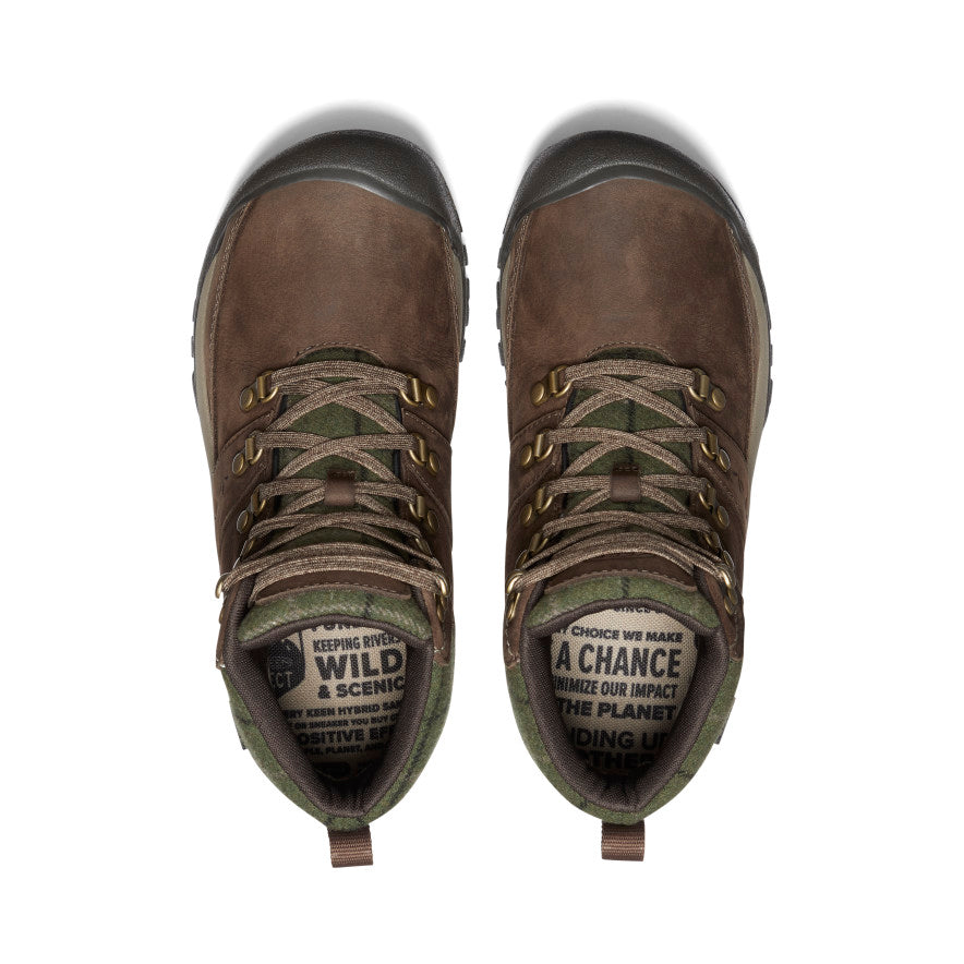 Women's Kaci III Waterproof Winter Boots - Dark Earth/Green Plaid | Warm Snow Boots for Hiking, Walking & Cold Weather