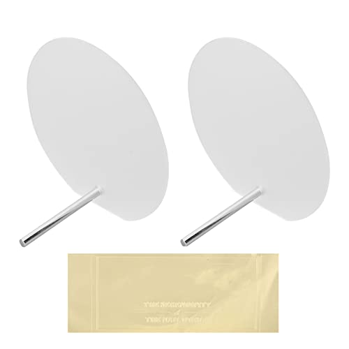 Acrylic Frosted Round Nail Color Chart Display Board - Professional Nail Art Sample Card Holder for Salon & Home Use | Nail Practice Design Swatches for Manicure & Pedicure Services