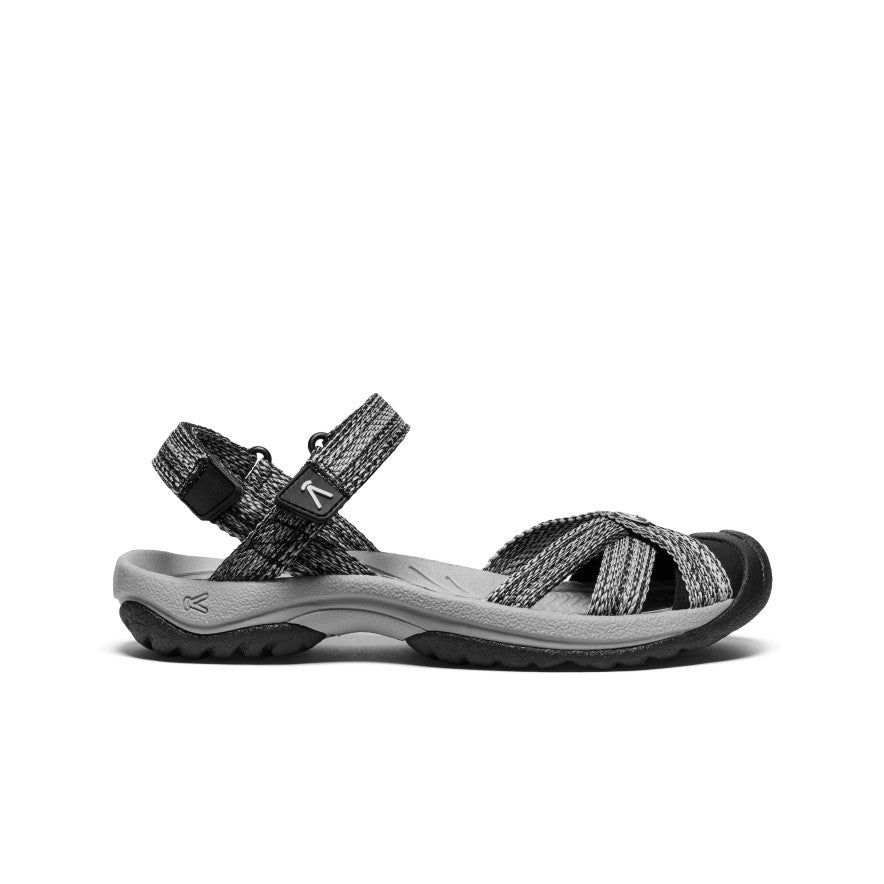 Women's Comfortable Bali Strap Sandal - Adjustable Alloy Buckle & Black Leather | Perfect for Beach, Vacation & Summer Outfits