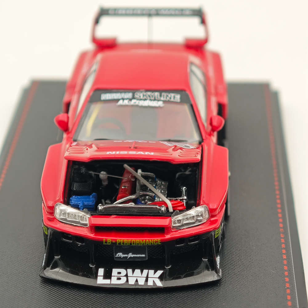 1/64 Scale LBWK Nissan GT-R ER34 Chameleon Limited Edition Diecast Model Car - Perfect for Collectors, Display, and Racing Enthusiasts