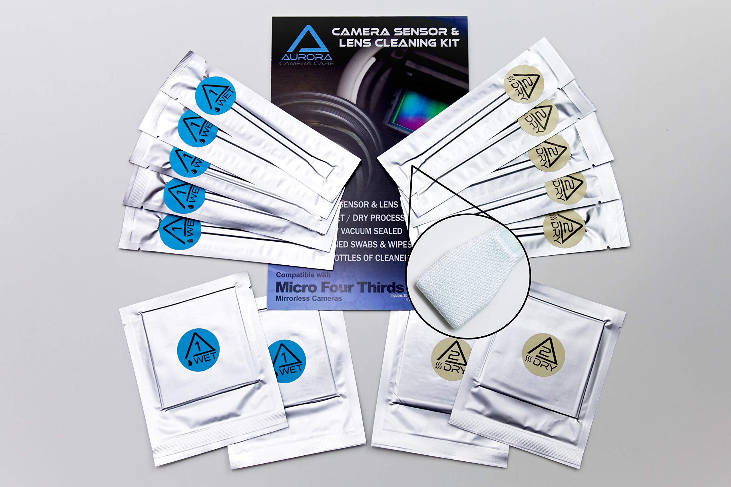 Professional Camera Sensor & Lens Cleaning Kit for Micro Four Thirds Cameras - Perfect for DSLR, Mirrorless & Digital Camera Maintenance