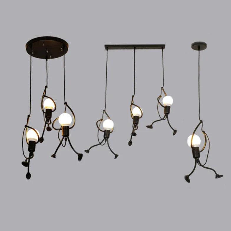 Modern White Pendant Light - Stylish & Playful Hanging Fixture for Kitchen Island, Dining Room & Bedroom Decor