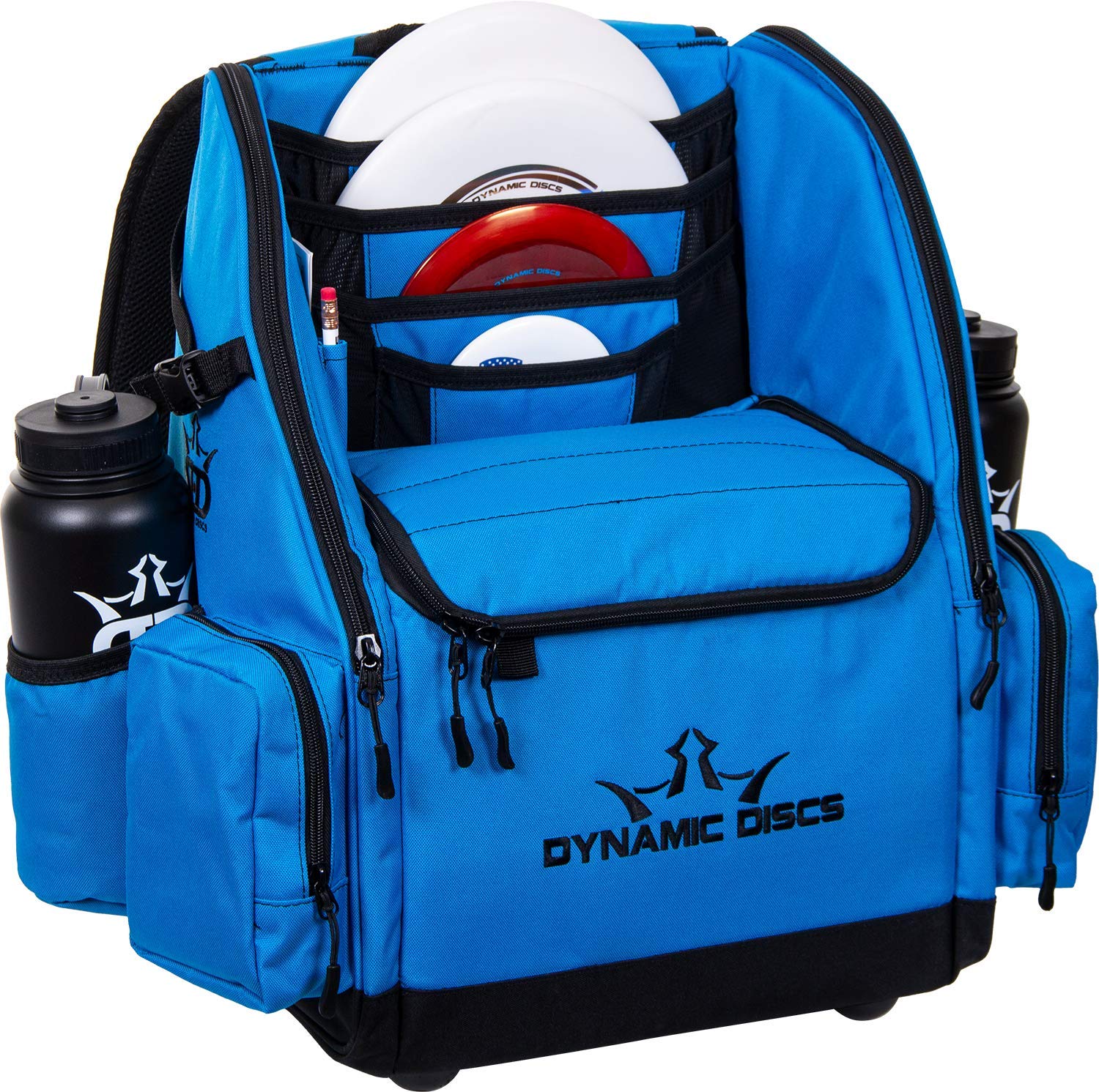 Dynamic Discs Commander Backpack - 20 Disc Capacity Disc Golf Bag with 2 Deep Storage Pockets & Water Bottle Holders | Durable Frisbee Golf Backpack for Tournaments, Practice & Outdoor Adventures