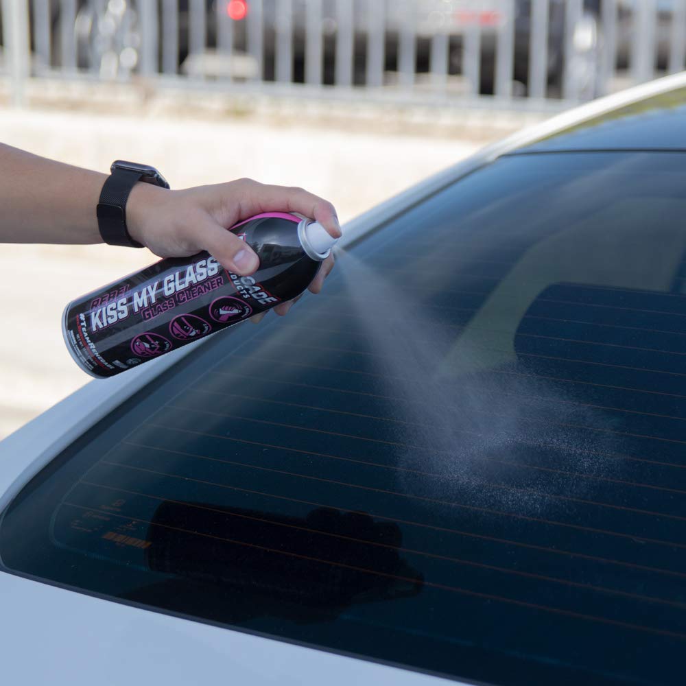 Renegade Products Kiss My Glass Premium Glass Cleaner - 13 Oz Aerosol Spray for Windows, Mirrors & Auto Glass - Streak-Free Shine for Home & Car Cleaning