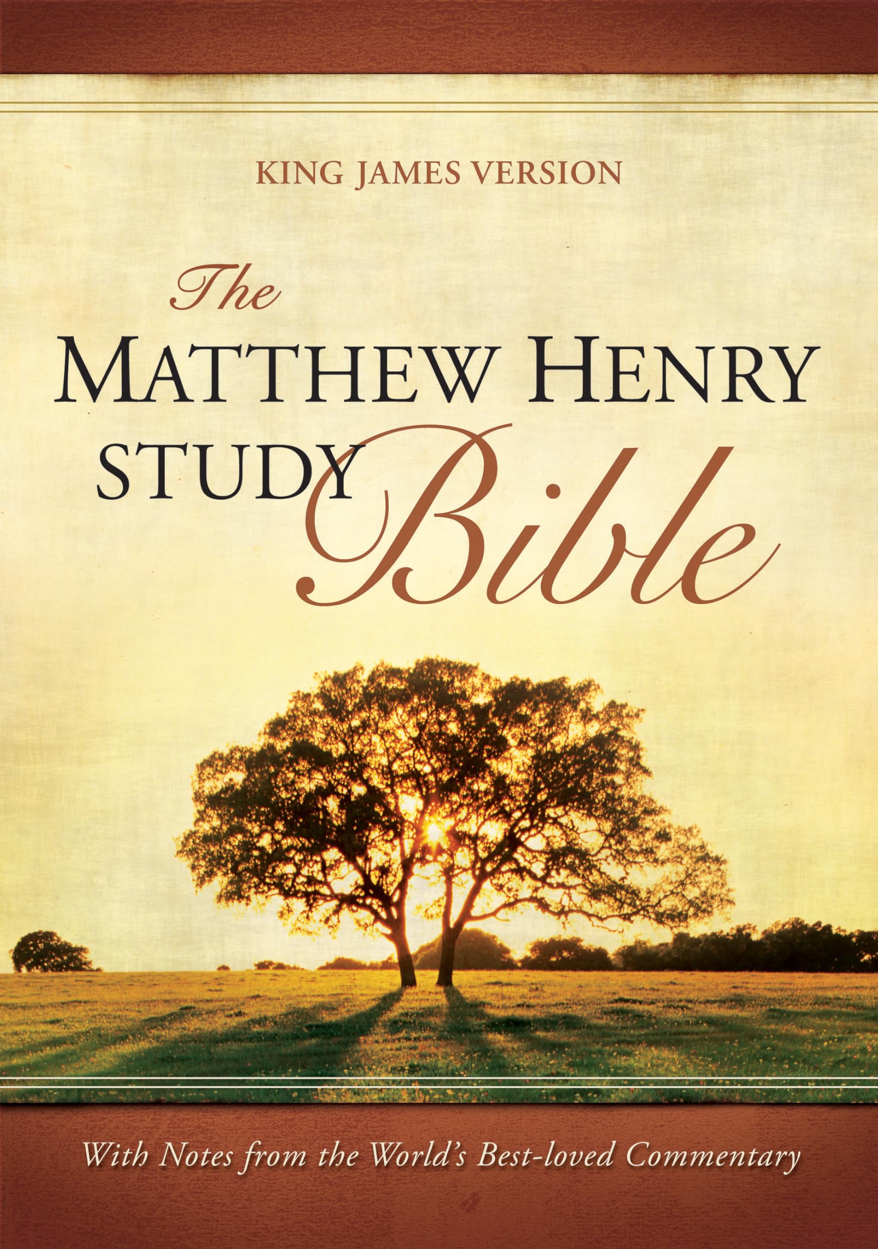Matthew Henry Study Bible - Bonded Leather, Black Cover, Red Letter Edition - Perfect for Bible Study, Sermon Prep & Personal Devotion
