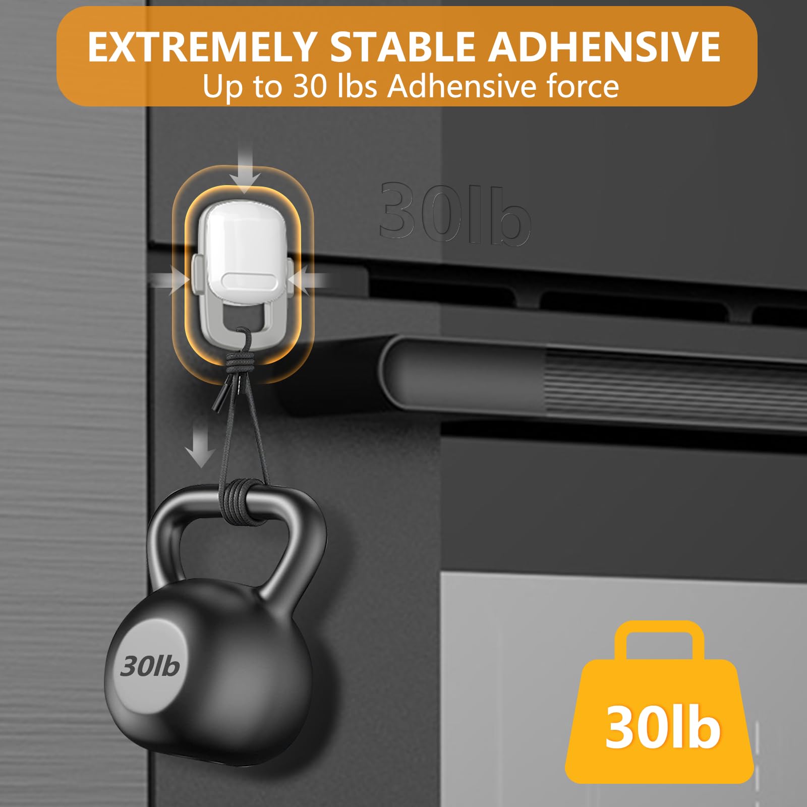 Baby Proofing Kit - Oven Door Lock Child Safety Latch with Double Button, Heat-Resistant & Easy Installation (1 Pack, Grey) - Essential Kitchen Safety for Toddlers & Curious Kids