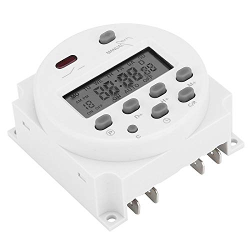 12V LCD Digital Timer Switch - CN101A DC Power Control for Broadcasting & Home Automation | Perfect for Studio Equipment, Lighting & Appliances