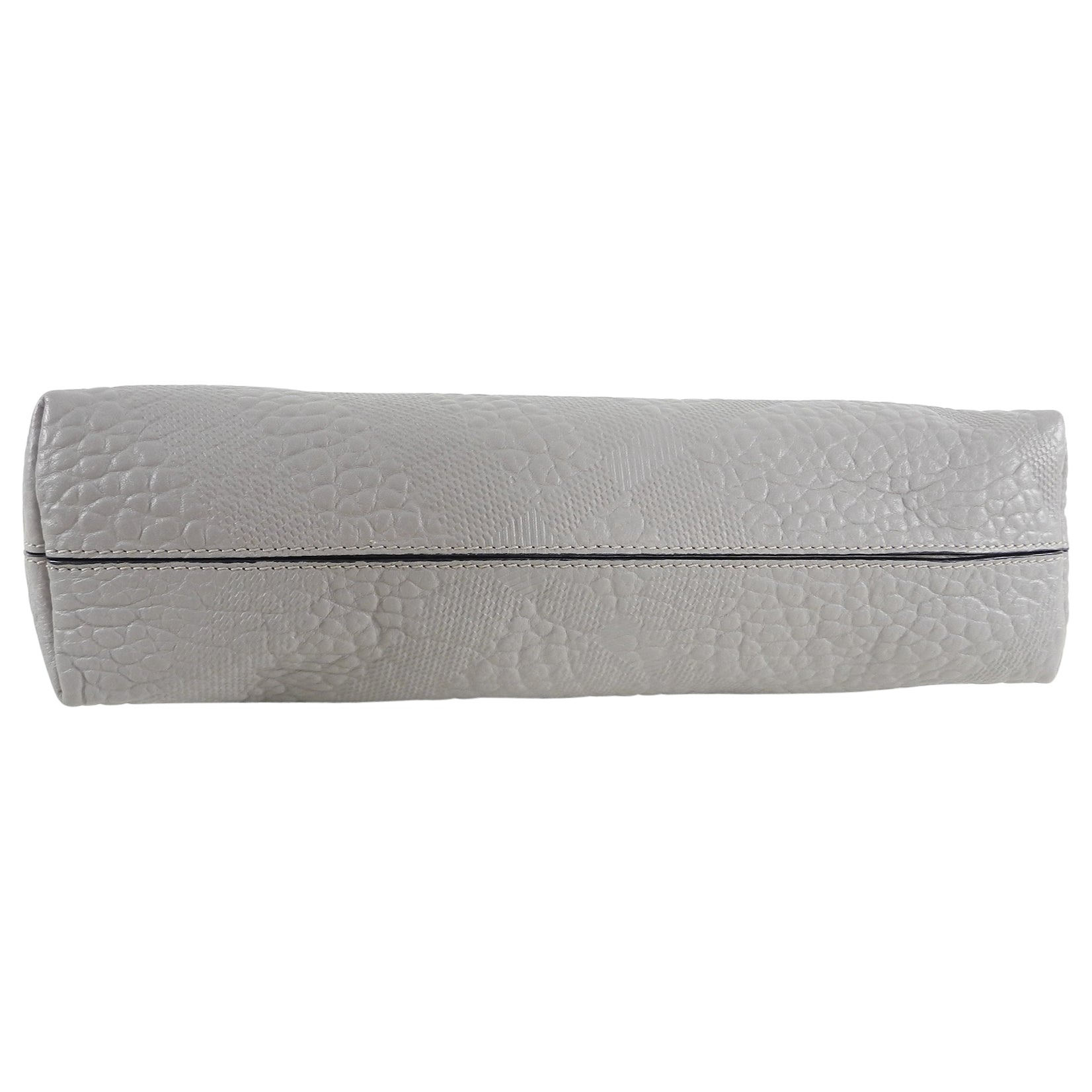 Burberry Grey Peyton Embossed Check Crossbody Bag for Women | Luxury Designer Handbag with Adjustable Strap | Perfect for Work, Travel & Evening Out