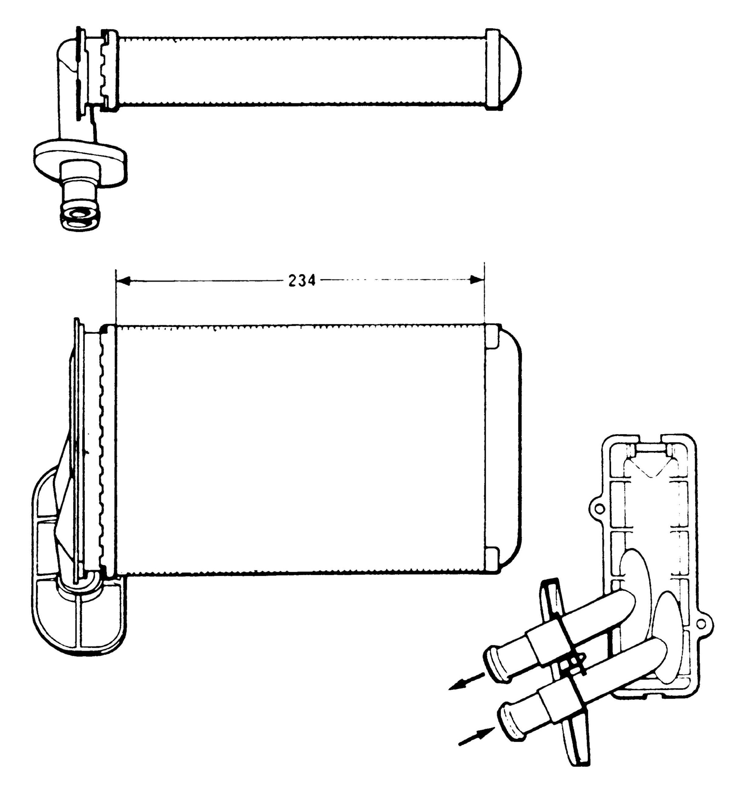 58622 High-Efficiency Heat Exchanger for Home Heating Systems - Perfect for HVAC, Radiators & Indoor Climate Control