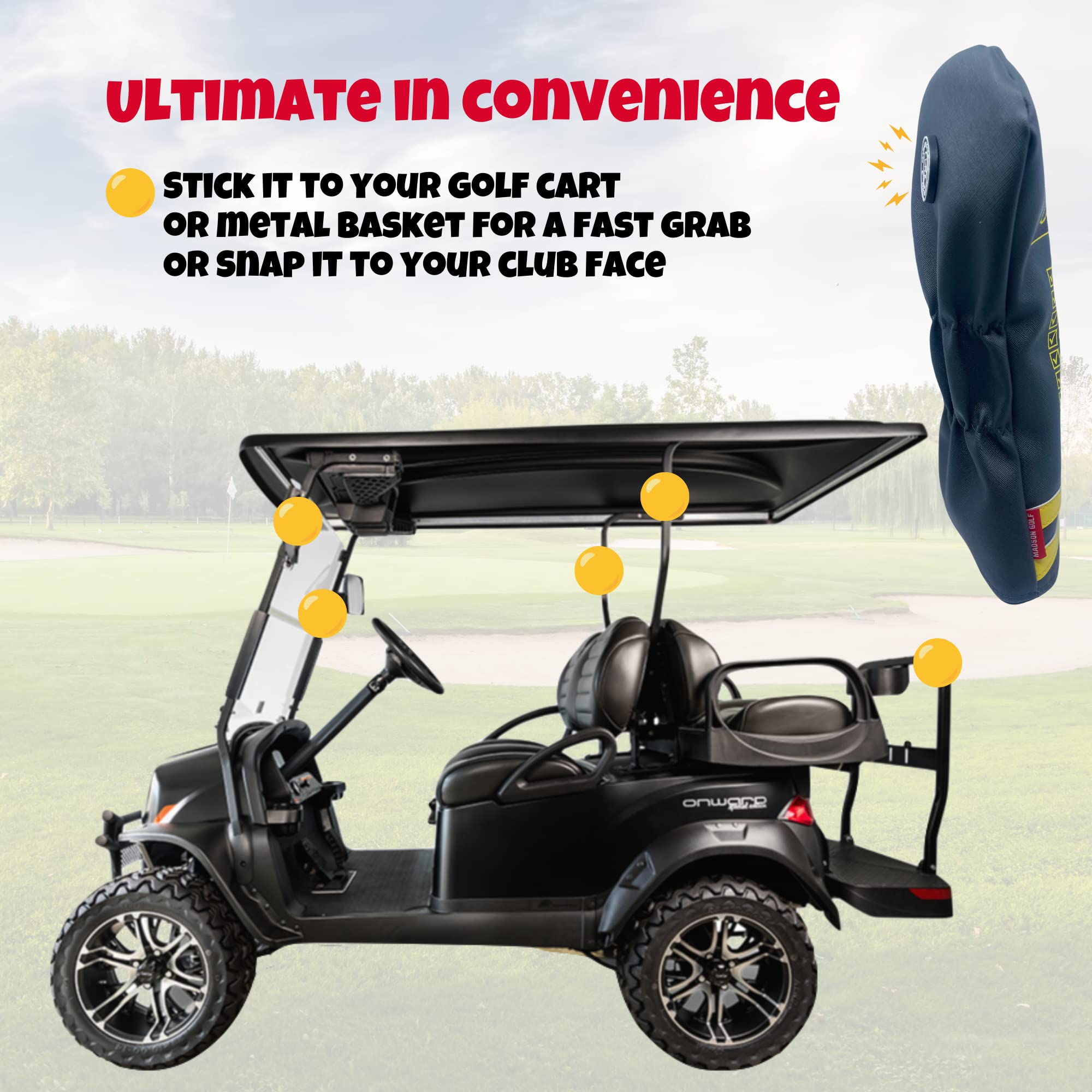 Funny Golf Headcovers for Putters - Perfect Golf Gifts for Men & Women - Ideal for Practice & Gifting