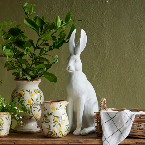 Harold The Hare White Plush Stuffed Animal - Soft & Cuddly Bunny Toy for Kids, Perfect for Gifts, Nursery Decor & Bedtime Comfort