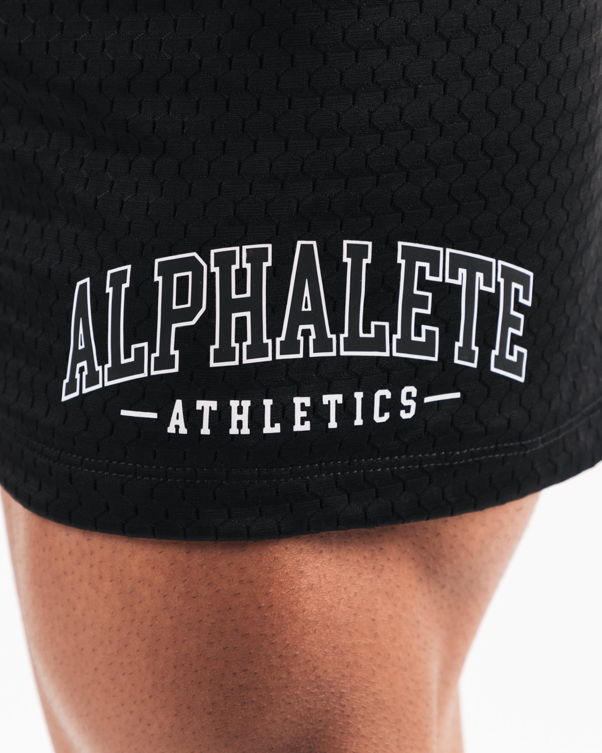 AA Mesh Shorts 6 Inch - Breathable Running Shorts for Men, Black | Perfect for Gym Workouts, Jogging & Summer Sports