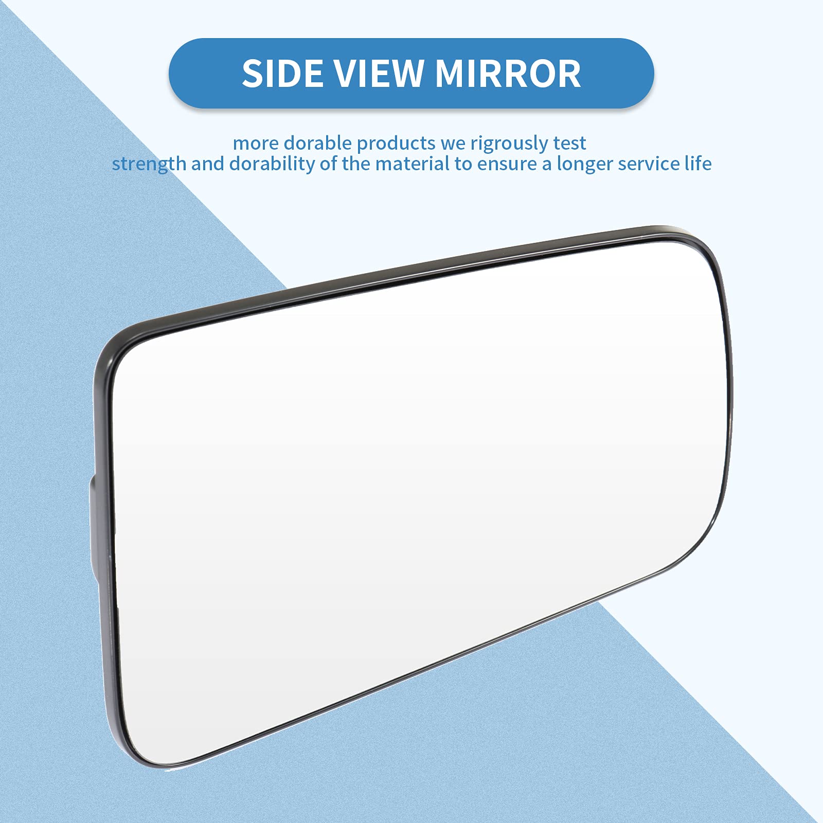 ECCPP Right Passenger Side Exterior Mirror Glass Replacement for 2008-2011 Ford Focus - Perfect for Safe Driving and Parking Assistance