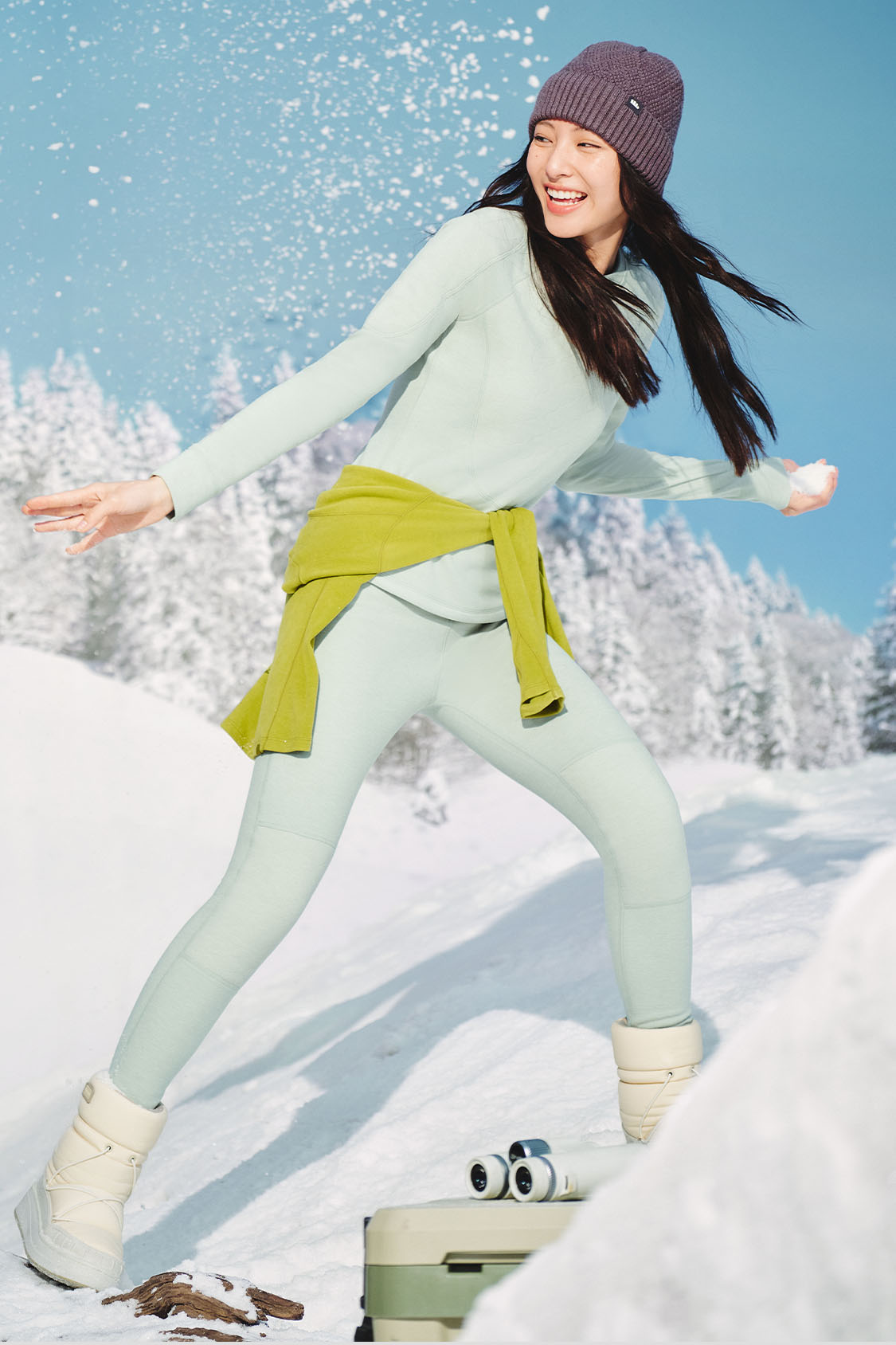 HeatNest Women's Ultra Warm Down Base Layer Set - Thermal Underwear for Extreme Cold Weather - Perfect for Skiing, Hiking & Winter Outdoor Activities