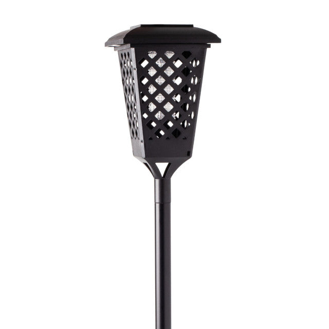 DECOLITE Solar-Powered LED & UV Bug Zapper Lamp - Outdoor Mosquito Killer for Patio, Garden, and Backyard - 49029