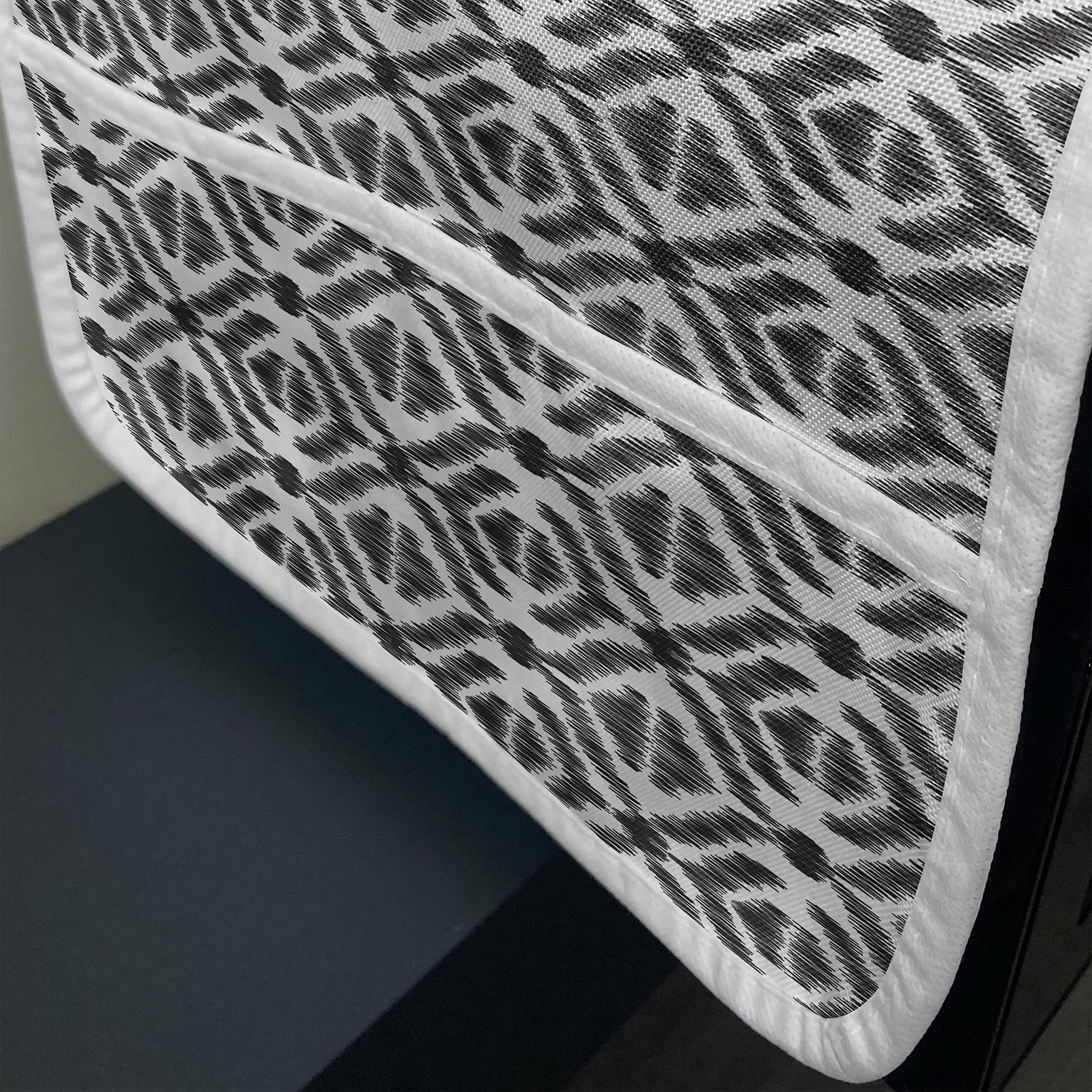 Ambesonne Tribal Microwave Oven Cover - Waterproof Kitchen Organizer with Pockets, 36