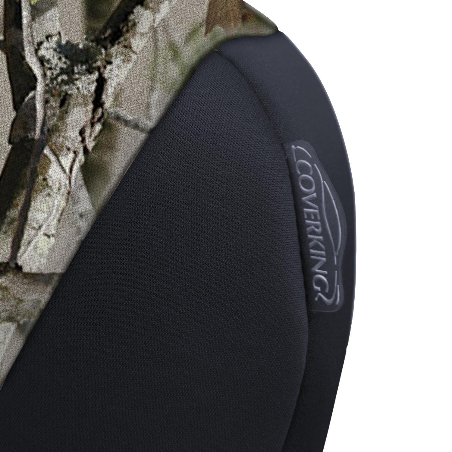 Custom Fit Coverking Rear 60/40 Bench Seat Cover for Toyota Tundra - Neosupreme Next Camo (Vista/Black) | Durable Protection & Style for Truck Seats | Perfect for Off-Roading, Camping & Daily Commutes