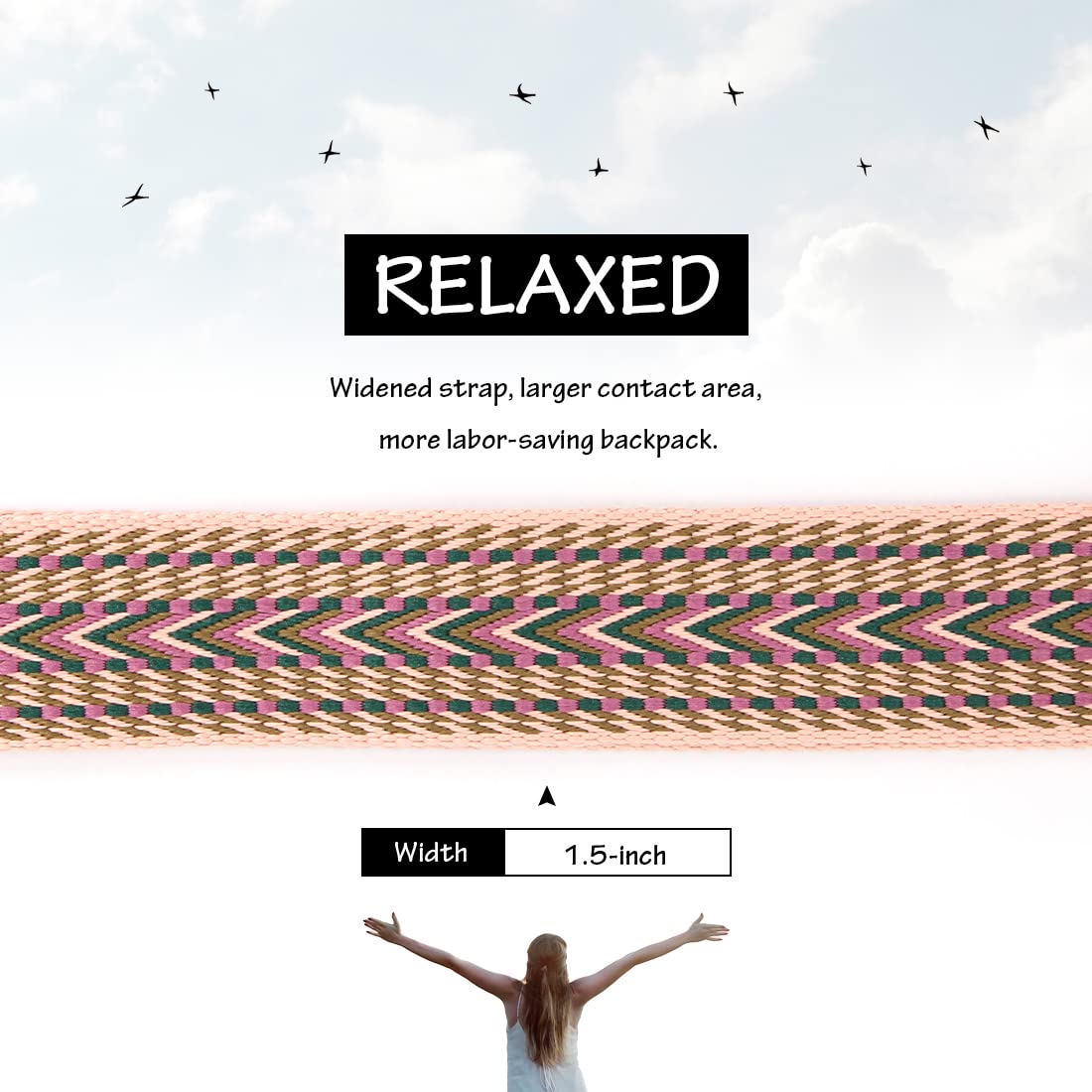 Adjustable Handbag Strap - Wide Purse Strap Replacement for Shoulder & Crossbody Bags - Perfect for Work, Travel & Everyday Use