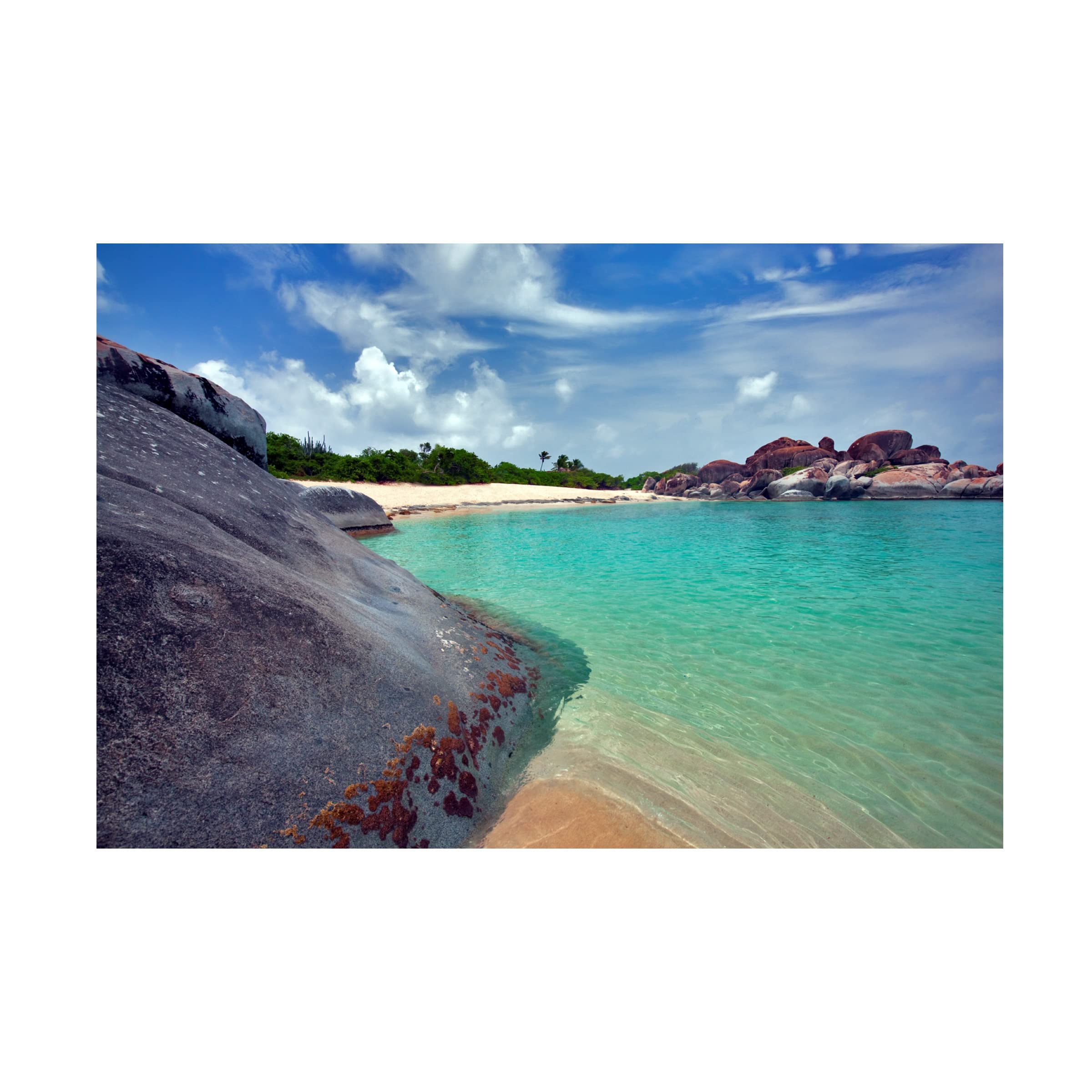 Dennis Frates 'Beach 9' Canvas Wall Art Print - Coastal Decor for Living Room, Bedroom & Office - High Quality Fine Art Reproduction