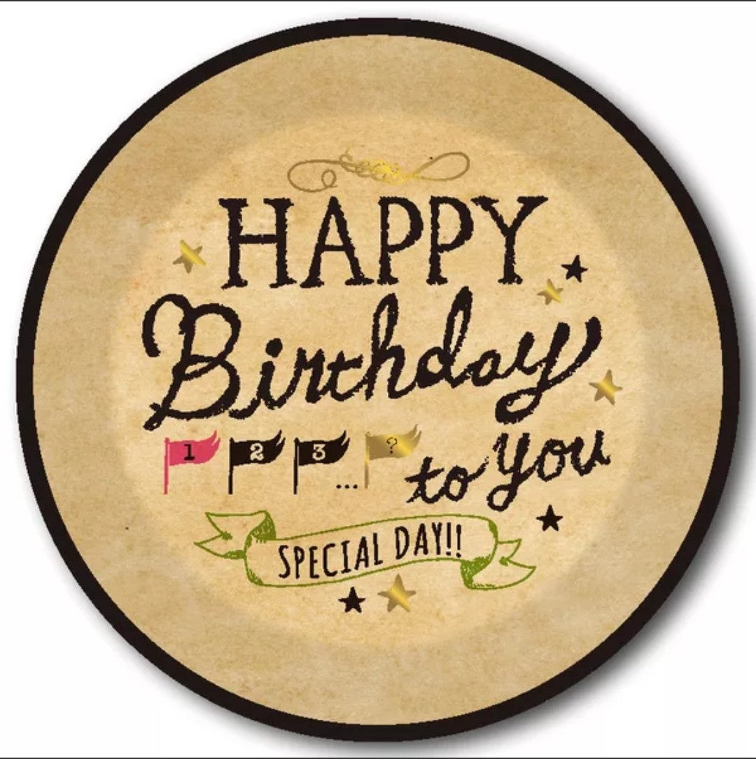 Personalized Birthday Plate - Custom Ceramic Celebration Dish for Kids & Adults - Perfect for Birthday Parties, Cakes & Special Occasions