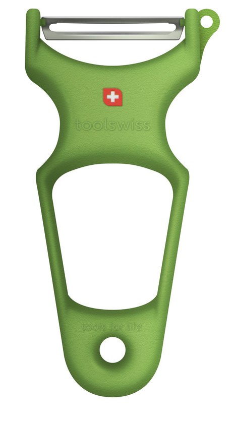 Premium Stainless Steel Vegetable Peeler - Ergonomic Green Kitchen Tool for Peeling Fruits & Vegetables | Perfect for Potatoes, Carrots, Apples & More | Dishwasher Safe