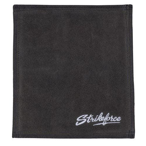 KR Strikeforce Premium Leather Shammy Pad - Carbon Black - Perfect for Car Detailing, Motorcycle Care & Glass Cleaning