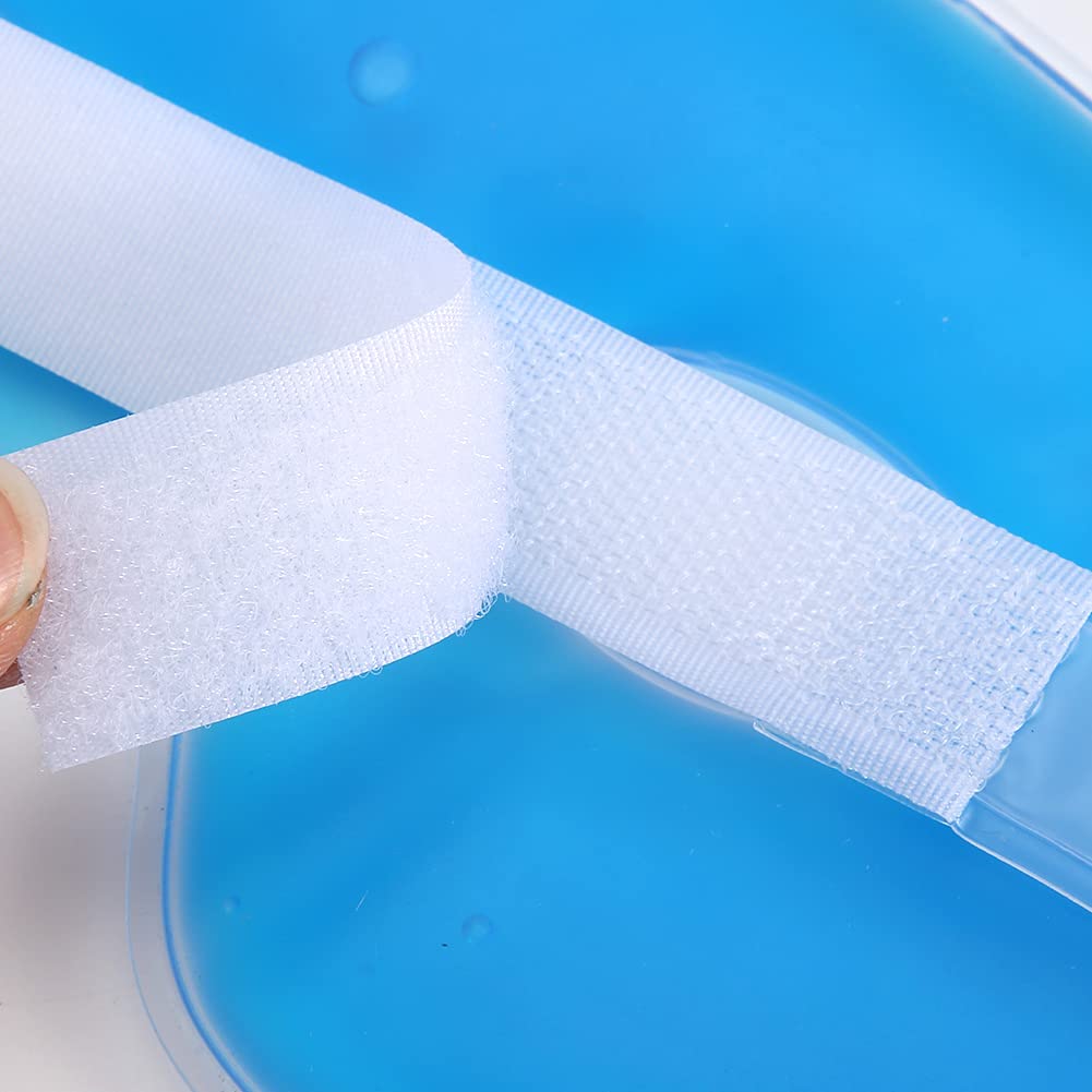 Cooling Gel Ice Bag Mask for Eyes & Headache Relief - Reusable Ice Pack for Migraine, Puffy Eyes & Stress - Perfect for Sleep, Travel & Post-Workout Recovery