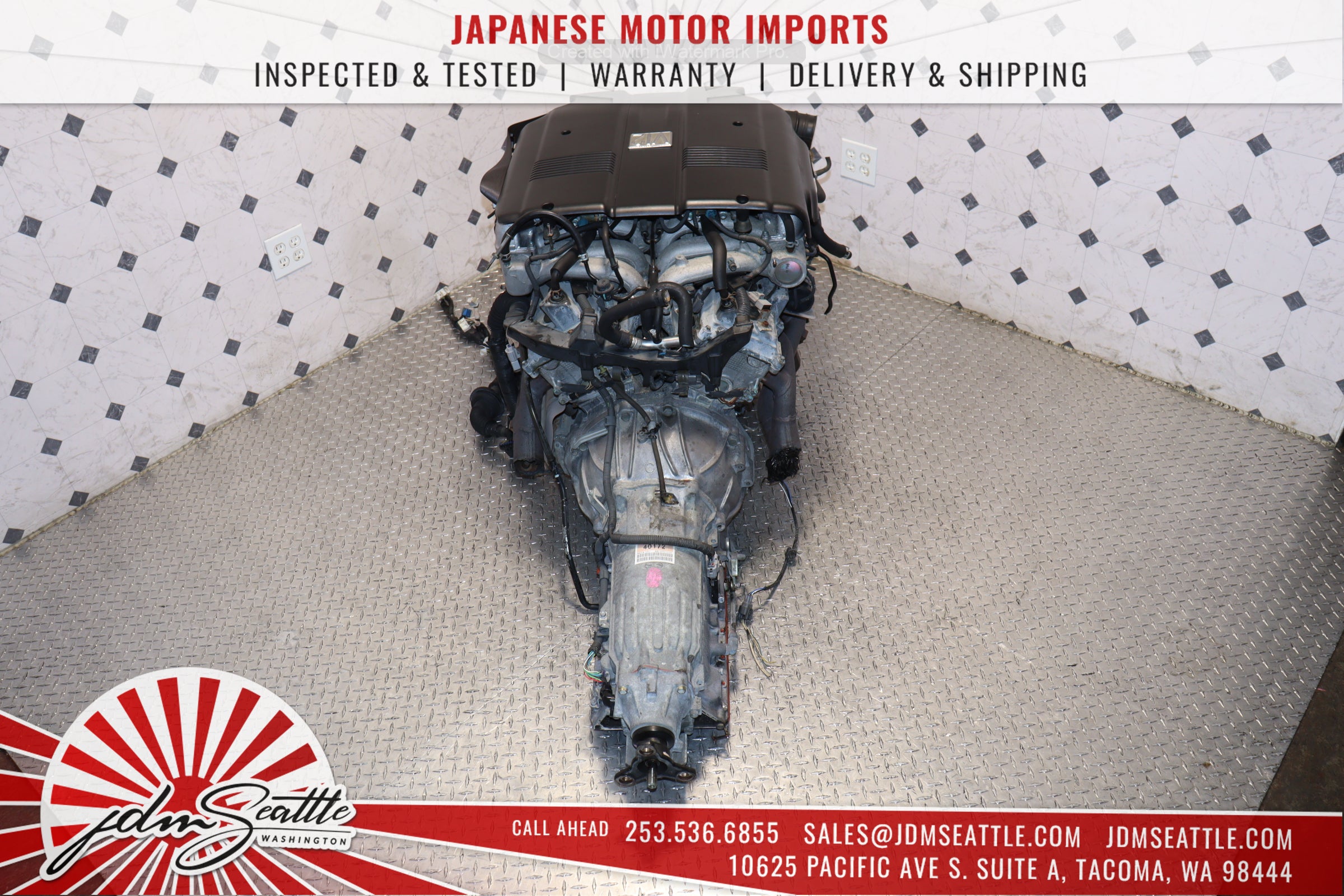 1GZ FE 5.0L V12 Engine & Transmission - Compatible with Toyota Century & JDM Supra - High Performance Replacement for Classic Japanese Cars - Perfect for Engine Swap & Restoration Projects