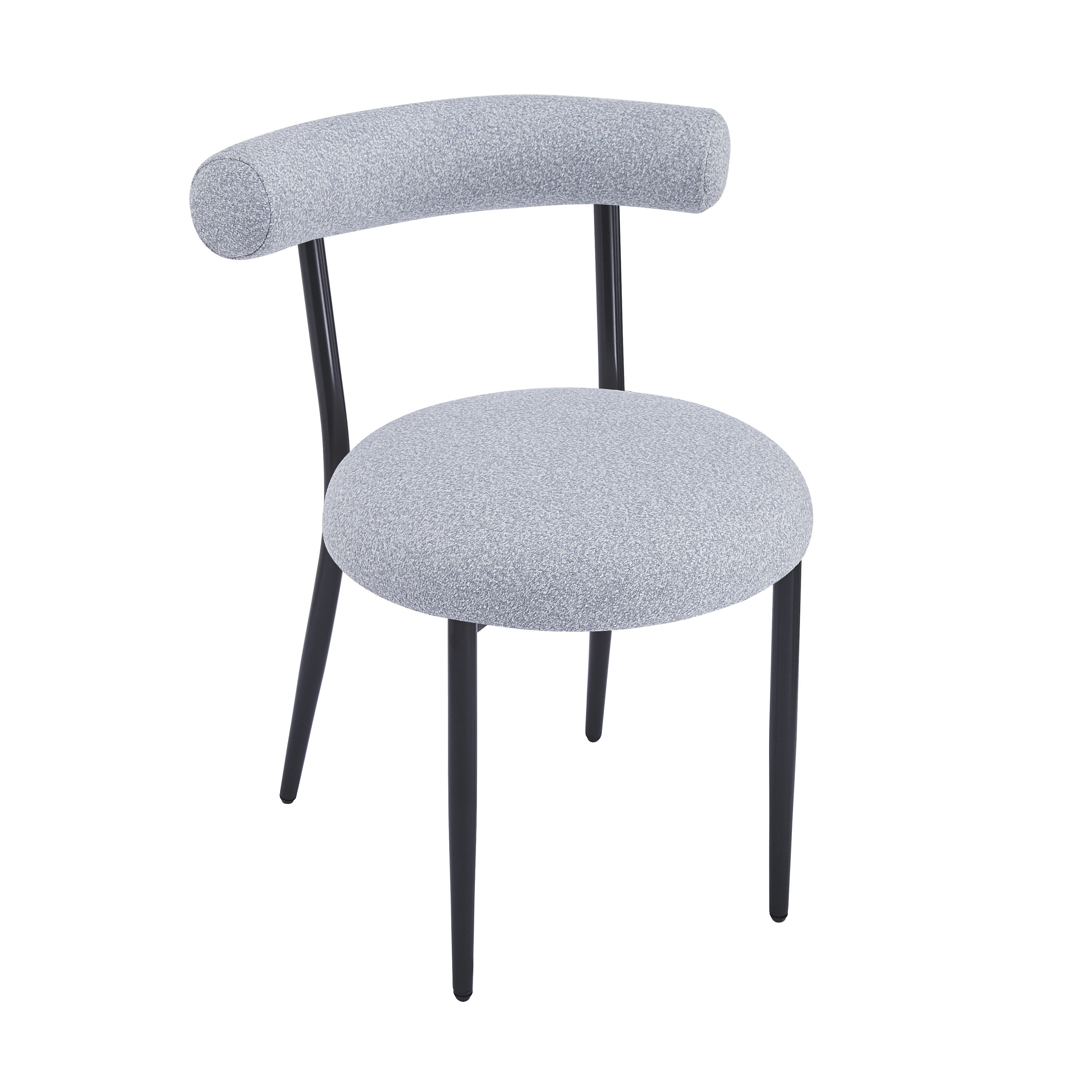 Modern Dining Chairs Set of 2 - Sturdy Wooden Kitchen Chairs with Padded Seats - Perfect for Dining Room, Kitchen, Breakfast Nook & Small Spaces